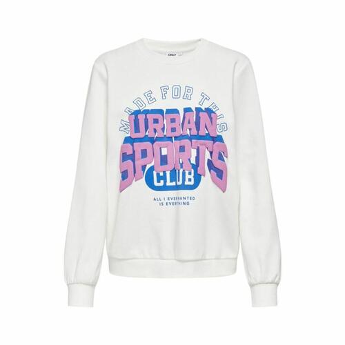 Sweaters uden Hætte til Kvinder Only Onlkimmie Hvid S