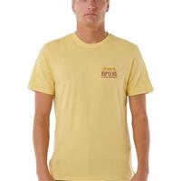 Kortærmet T-shirt til Mænd Rip Curl Down The Line XL