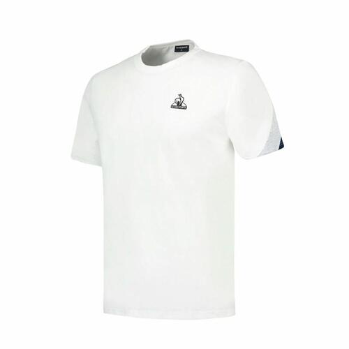 Kortærmet T-shirt til Mænd Le coq sportif Heritage N°1 New Brand Hvid S