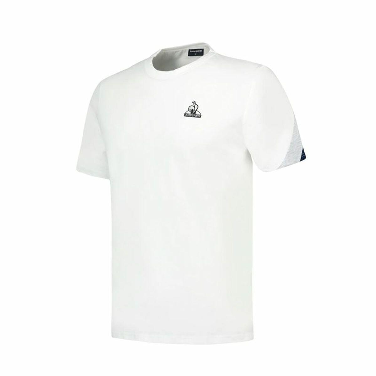 Kortærmet T-shirt til Mænd Le coq sportif Heritage N°1 New Brand Hvid XL