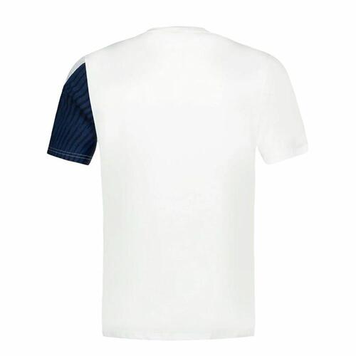 Kortærmet T-shirt til Mænd Le coq sportif Heritage N°1 New Brand Hvid XL