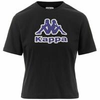 Kortærmet T-shirt til Kvinder Kappa Fabra Sort XL
