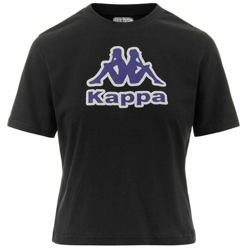 Kortærmet T-shirt til Kvinder Kappa Fabra Sort XL