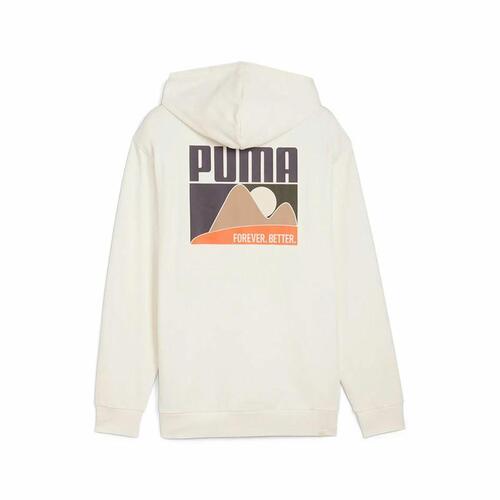 Hættetrøje til Mænd Puma Hvid XL