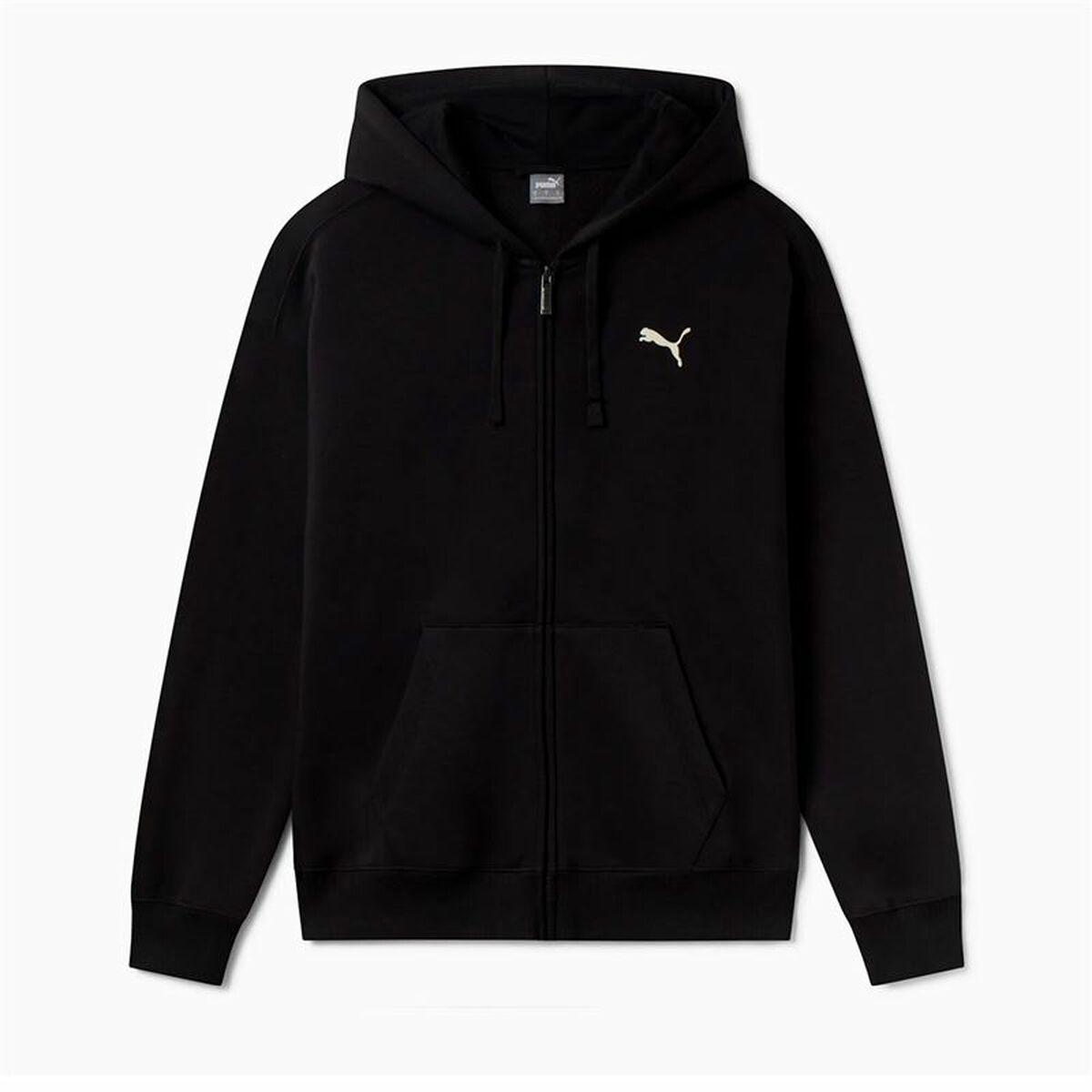 Puma Script Hoodie FZ - hættetrøje til dame, XL