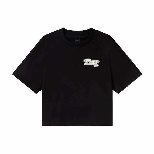 Kortærmet T-shirt til Kvinder Puma Sort L