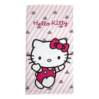Strandhåndklæde Hello Kitty Lyserød 70 x 140 cm