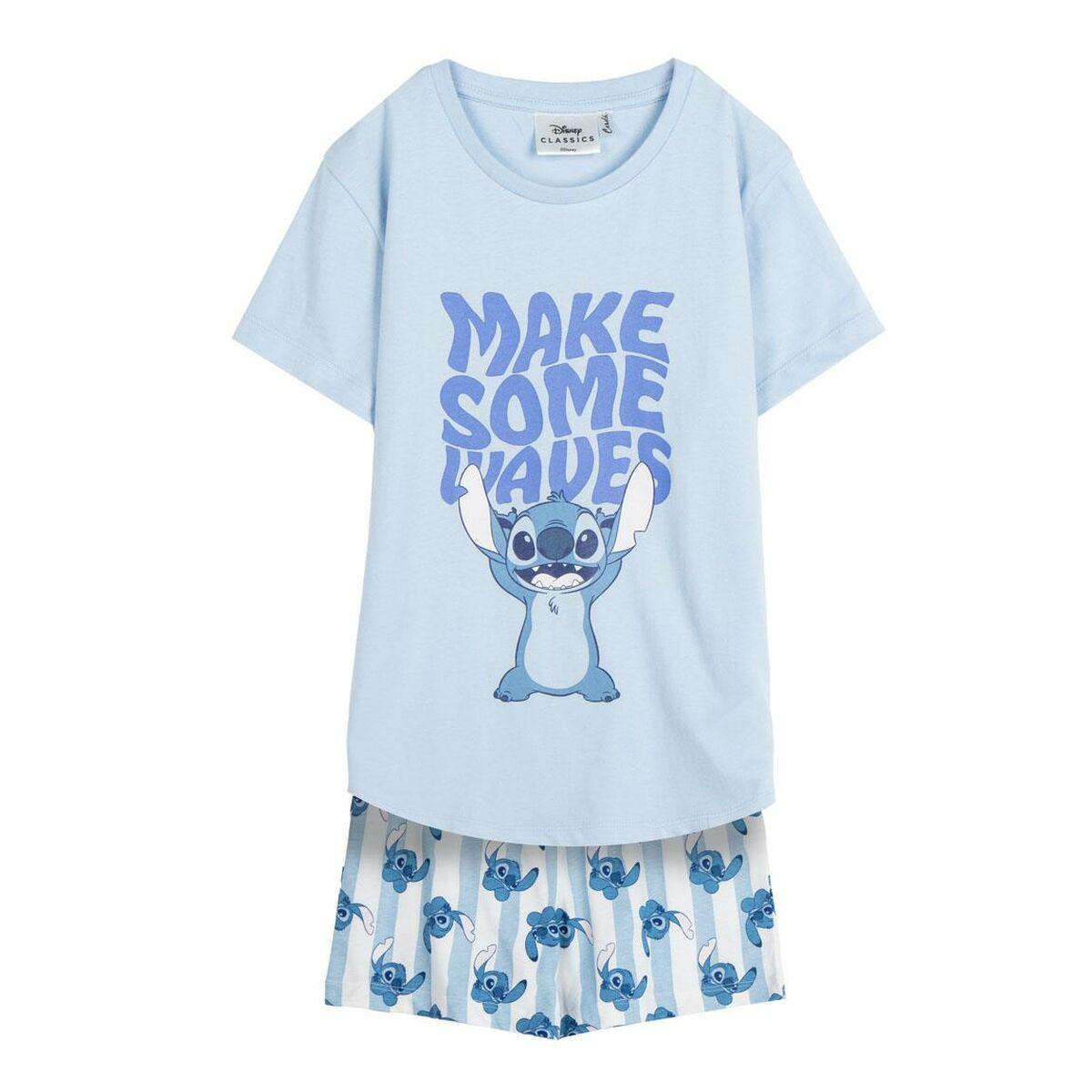 Børnepyjamasser Stitch Blå 12 år