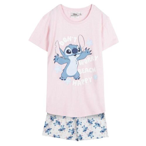 Børnepyjamasser Stitch Pink 12 år