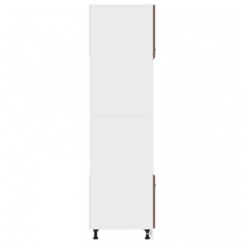 Køkkenskab 60x57x207 cm konstrueret træ brunt egetræ