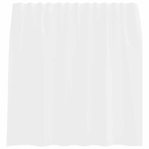 Voile-gardiner med løkker 2 stk. 140x140 cm hvid