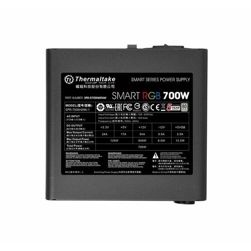 Strømforsyning THERMALTAKE PS-SPR-0700NHSAWE-1 700 W ATX 6 W