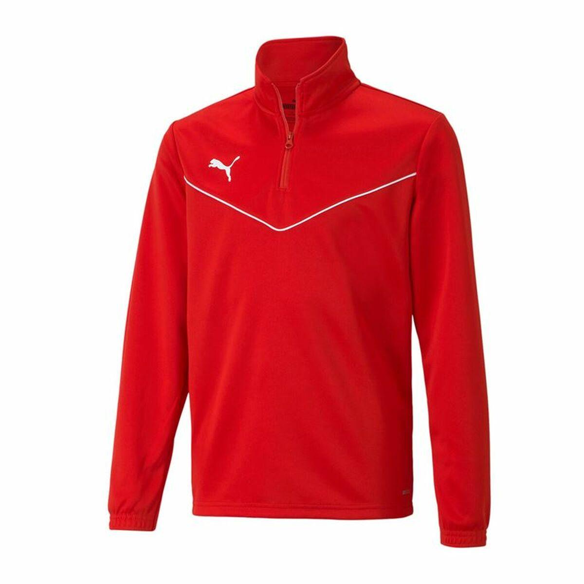 Puma Team Rise sweatshirt til børn - rød (7-8 år)