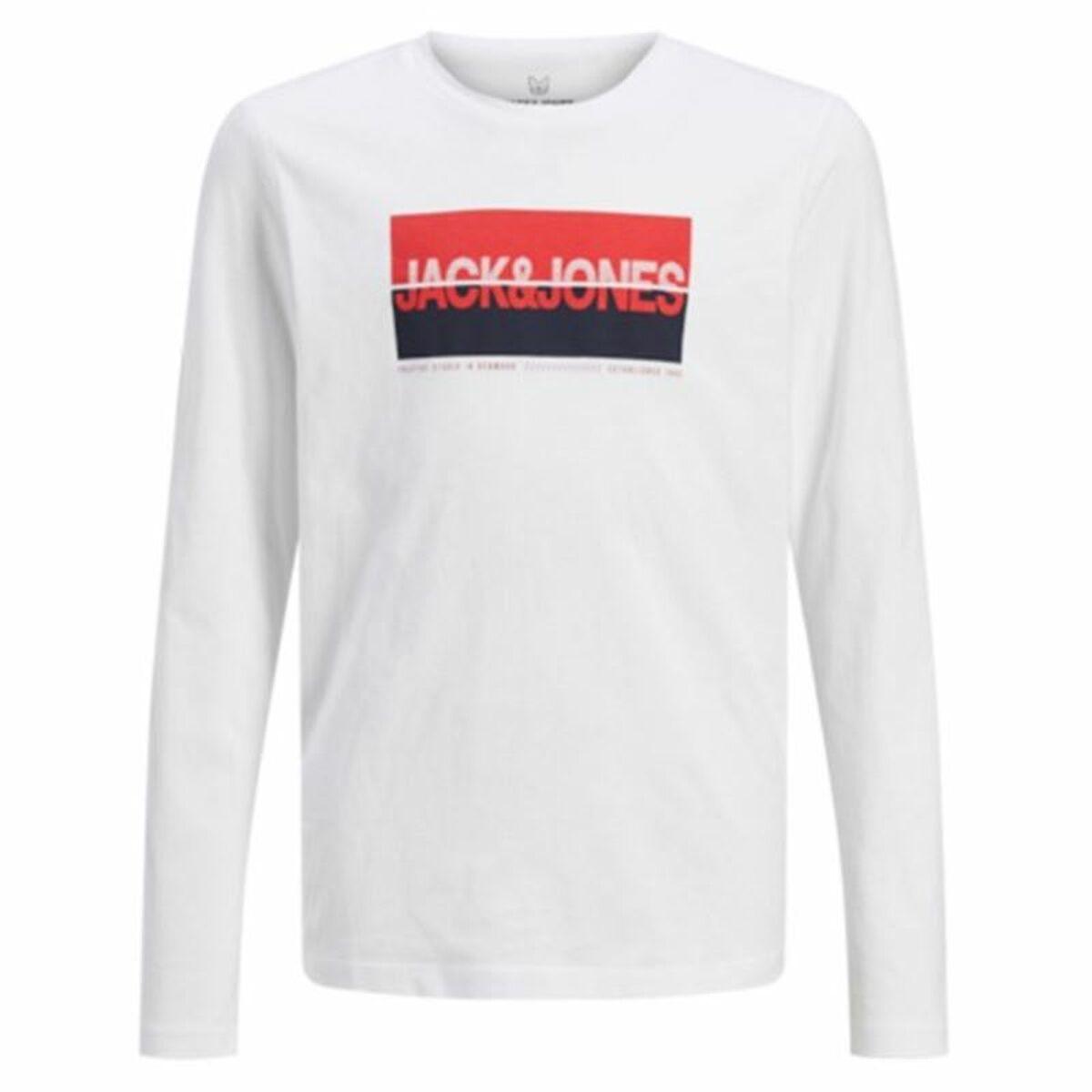 Jack & Jones Jjnolan langærmet T-shirt til drenge - 12 år
