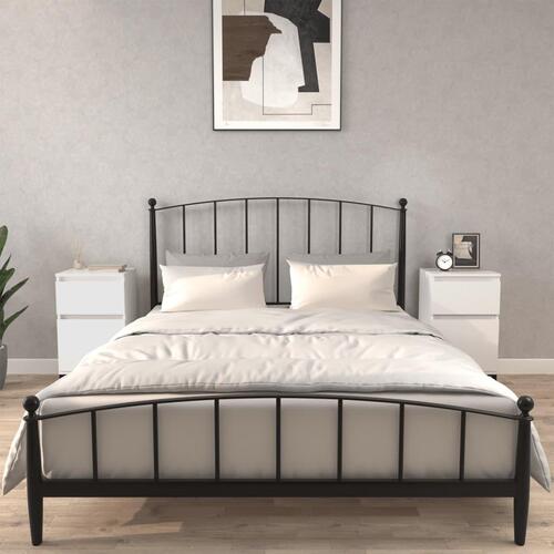 Sengeborde 2 stk. 40x35x70 cm hvid (OUTLET B)