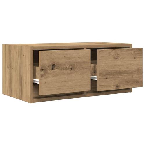 Tv-bord 60x31x25,5 cm konstrueret træ kunsteg