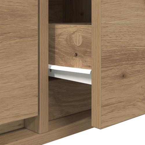 Tv-bord 60x31x25,5 cm konstrueret træ kunsteg