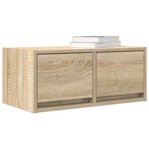 Tv-borde 2 stk. 60x31x25,5 cm konstrueret træ sonoma-eg
