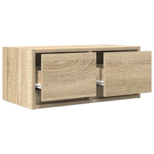 Tv-borde 2 stk. 60x31x25,5 cm konstrueret træ sonoma-eg