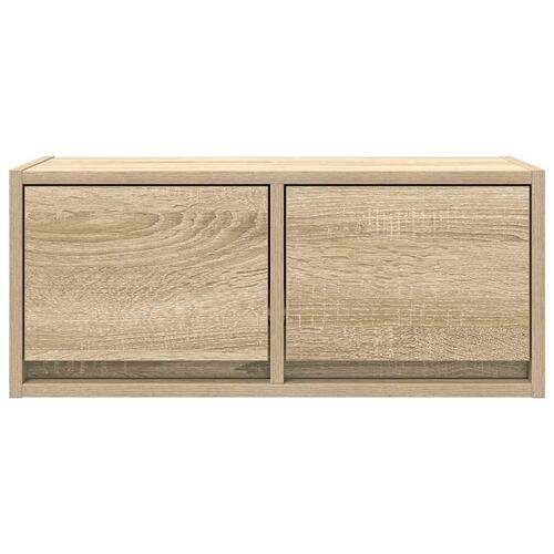 Tv-borde 2 stk. 60x31x25,5 cm konstrueret træ sonoma-eg