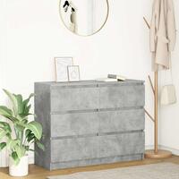 Skænk 100x35x76 cm konstrueret træ betongrå