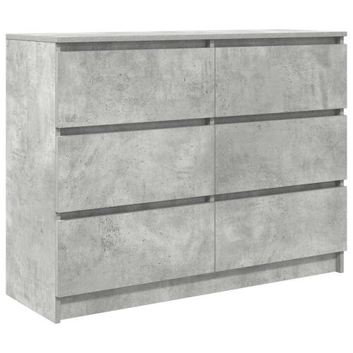Skænk 100x35x76 cm konstrueret træ betongrå