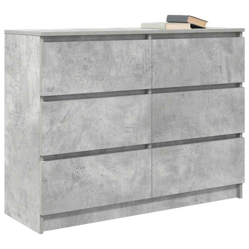 Skænk 100x35x76 cm konstrueret træ betongrå