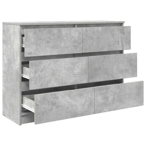 Skænk 100x35x76 cm konstrueret træ betongrå