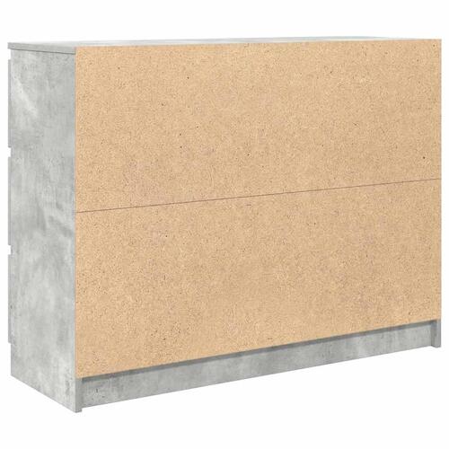 Skænk 100x35x76 cm konstrueret træ betongrå