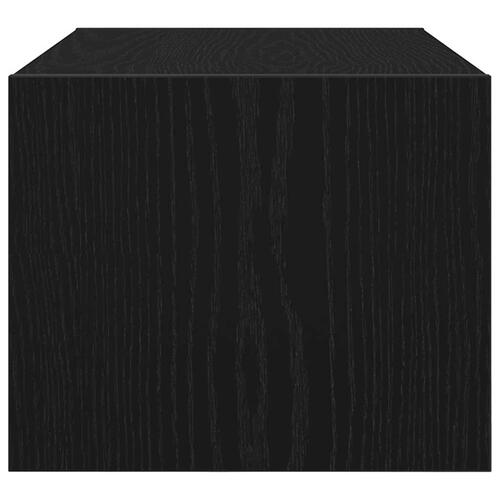 Tv-borde 2 stk. 60x31x25,5 cm konstrueret træ sort egetræsfarve