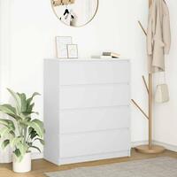 Skab 80x35x99 cm konstrueret træ hvid