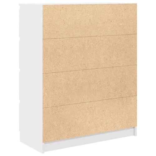 Skab 80x35x99 cm konstrueret træ hvid