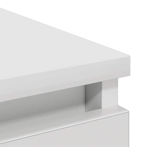 Skab 80x35x99 cm konstrueret træ hvid
