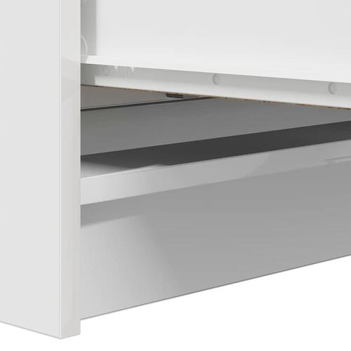 Skab 80x35x99 cm konstrueret træ hvid