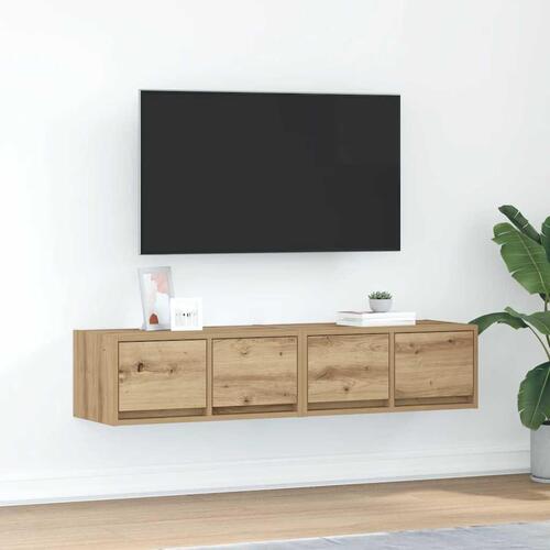 Tv-borde 2 stk. 60x31x25,5 cm konstrueret træ kunsteg