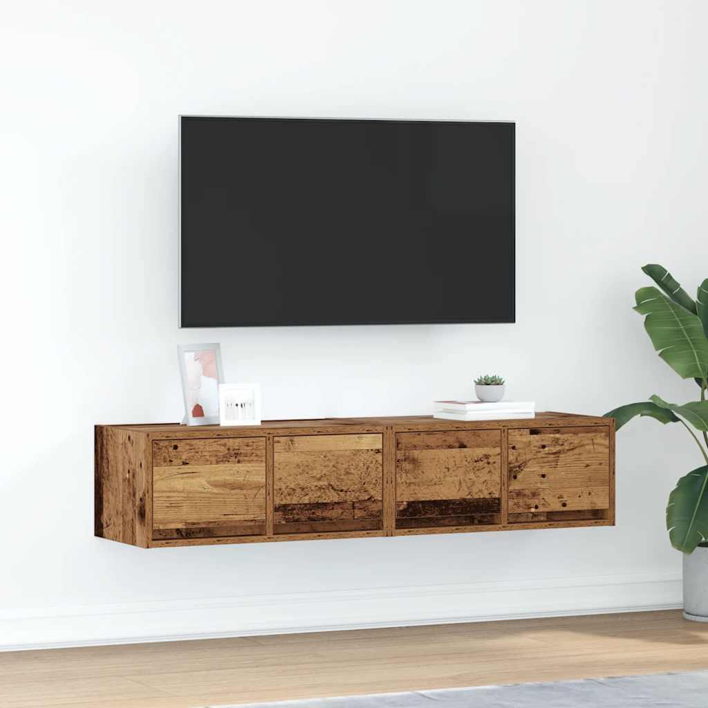Tv-Borde 60X31X25,5 Cm Konstrueret Træ - 2 / Gammelt træ / 60 x 31 x 25.5 cm