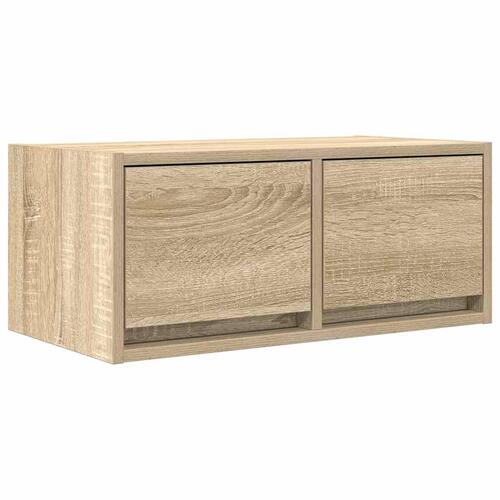 Tv-bord 60x31x25,5 cm konstrueret træ sonoma-eg