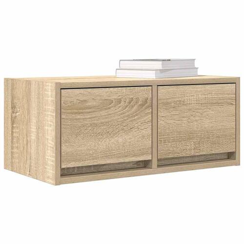 Tv-bord 60x31x25,5 cm konstrueret træ sonoma-eg