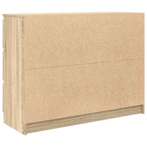 Skænk 100x35x76 cm konstrueret træ sonoma-eg