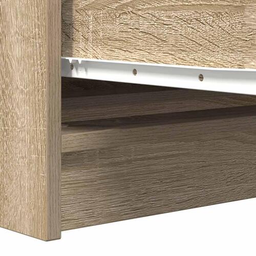 Skænk 100x35x76 cm konstrueret træ sonoma-eg