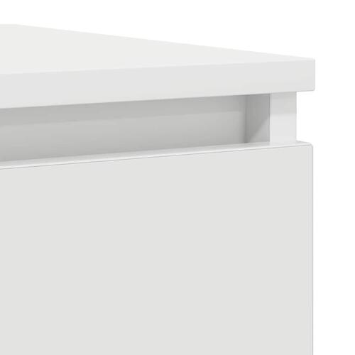 Skænk 100x35x76 cm konstrueret træ hvid