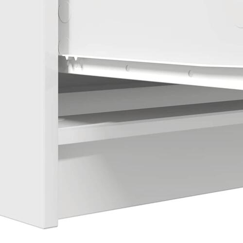 Skænk 100x35x76 cm konstrueret træ hvid