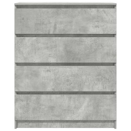 Skænk 80x35x99 cm konstrueret træ betongrå