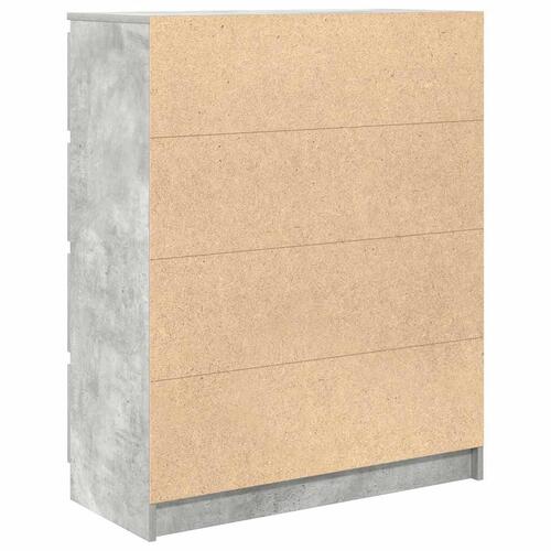 Skænk 80x35x99 cm konstrueret træ betongrå