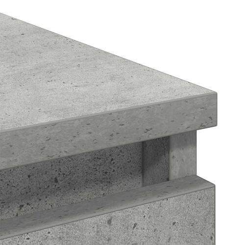 Skænk 80x35x99 cm konstrueret træ betongrå