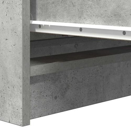 Skænk 80x35x99 cm konstrueret træ betongrå