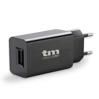 Vægoplader TM Electron Sort 5 V USB