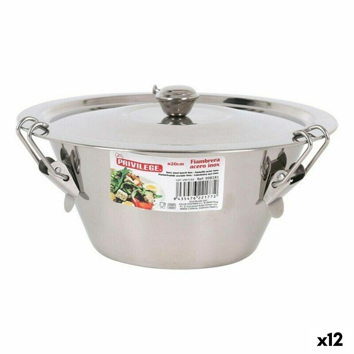 Privilege Quttin madkasse i rustfrit stål, ø 20 cm (12 stk.)