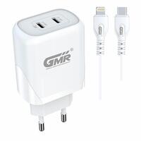 Vægoplader Goms 40 W USB-C x 2