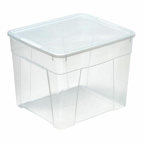 Spandbeholder Mondex space box 4 h 34,5l Gennemsigtig polypropylen 34,5 L 42 x 35 x 33 cm